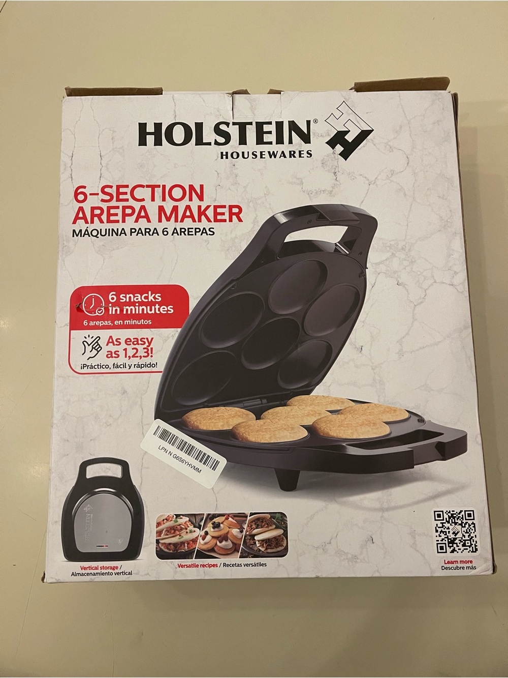 READ ! Holstein Housewares Non-Stick 6-Section Multi-Food